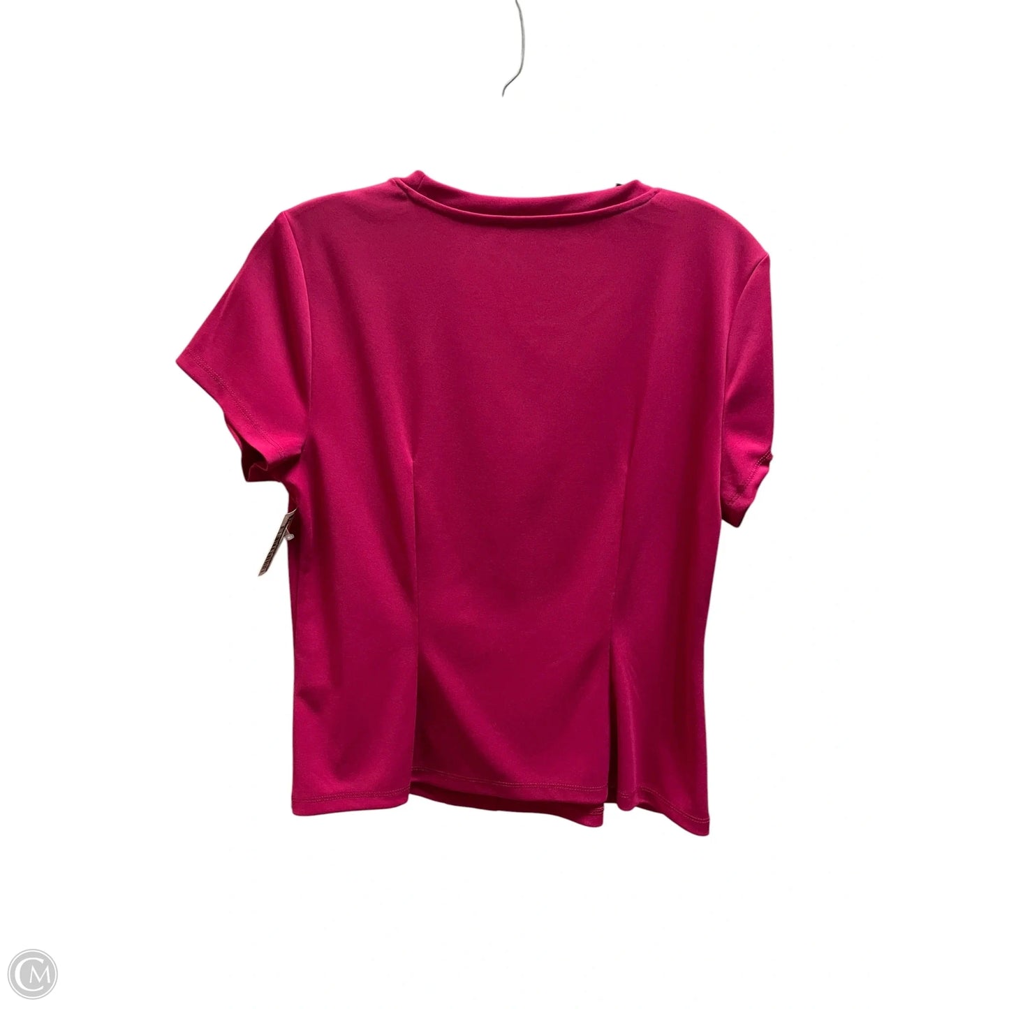 Top Short Sleeve Designer By Karl Lagerfeld In Pink, Size: S