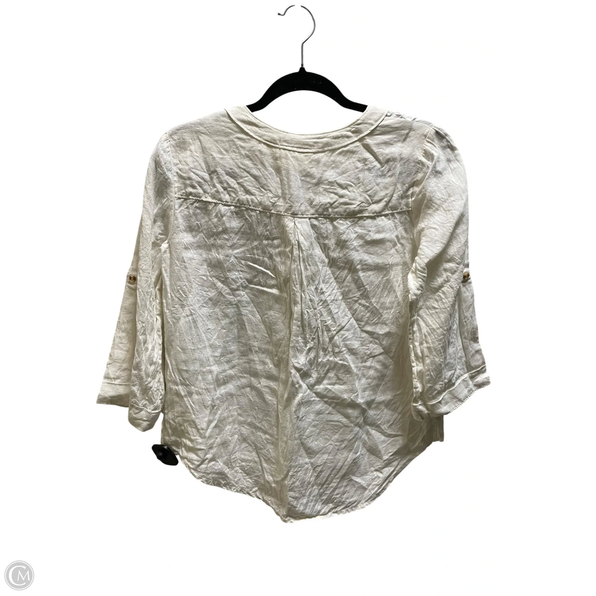 Top Long Sleeve By Maeve In Cream, Size: Xs