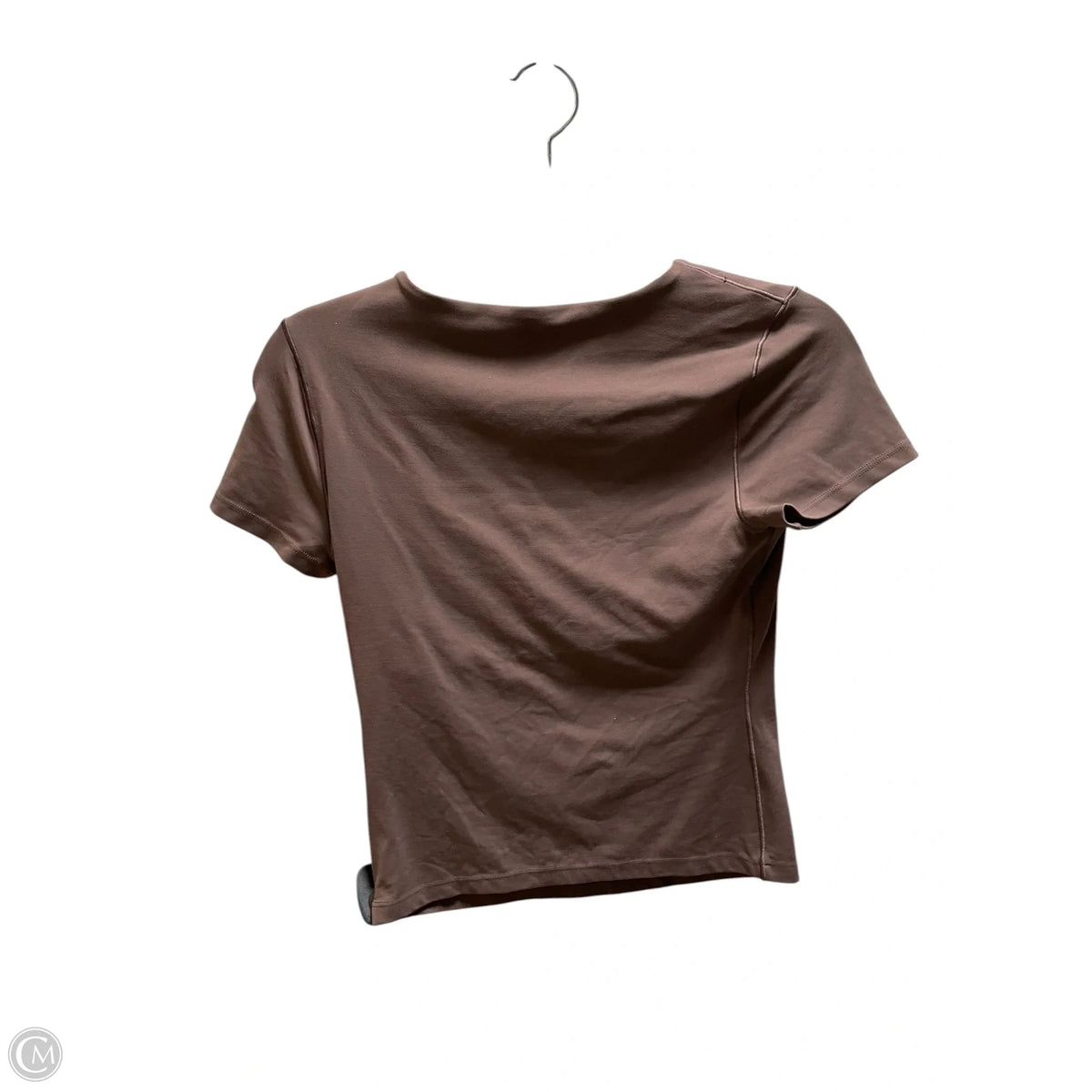 Athletic Top Short Sleeve By Aerie In Brown, Size: M