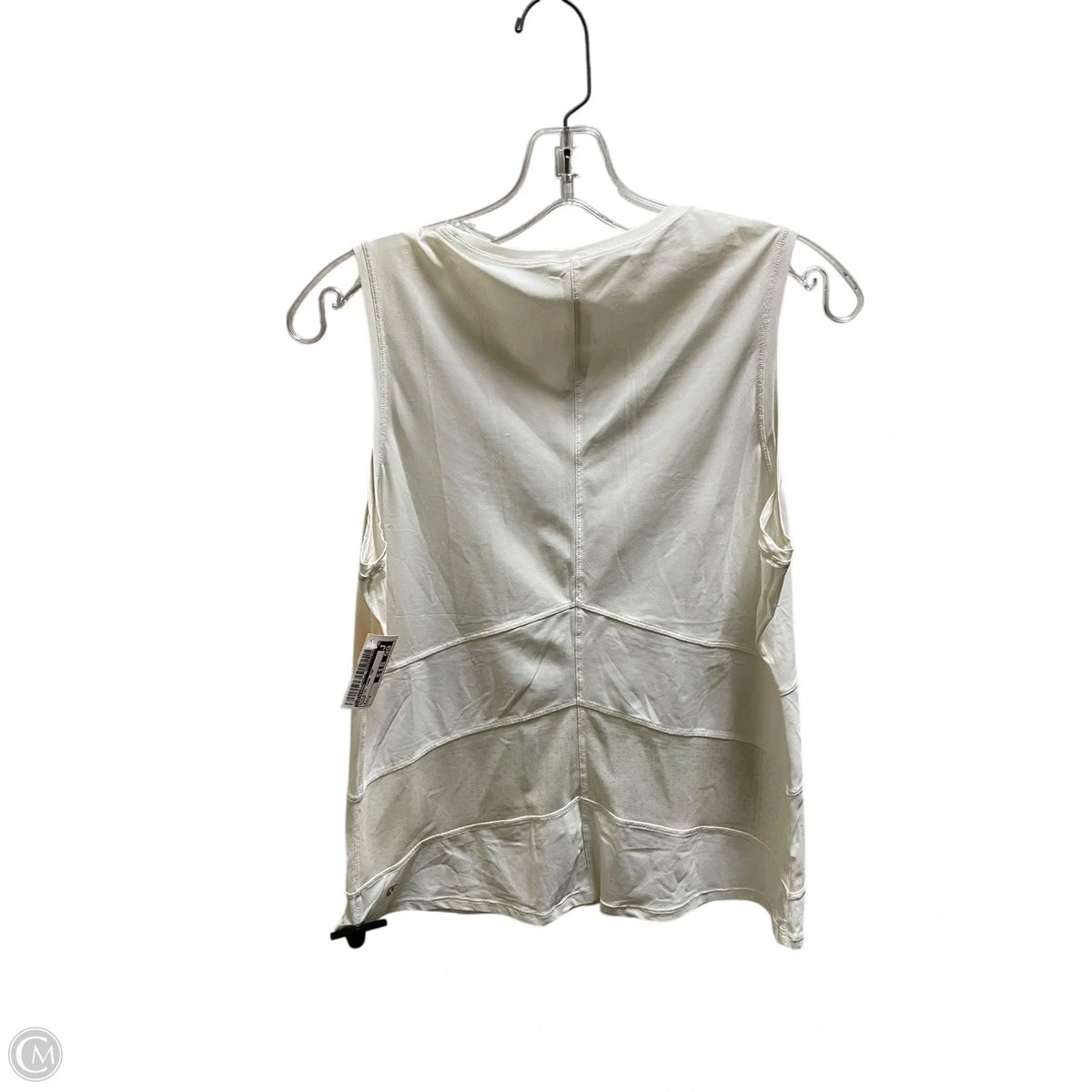 Athletic Tank Top By Lululemon In Cream, Size: 8