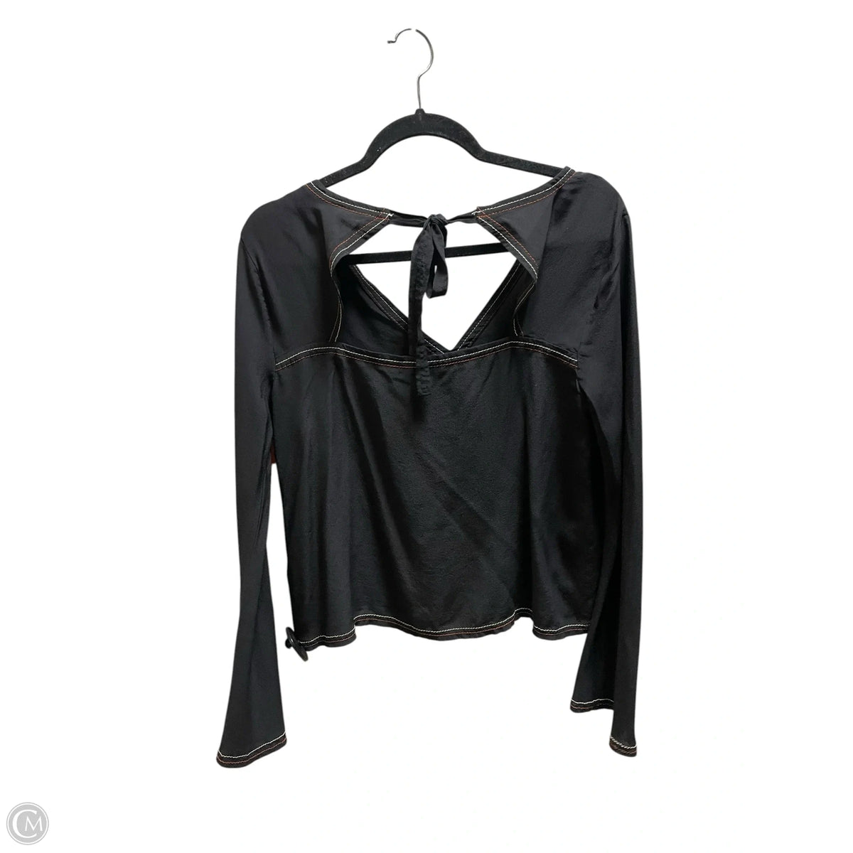 Top Long Sleeve By Madewell In Black, Size: M
