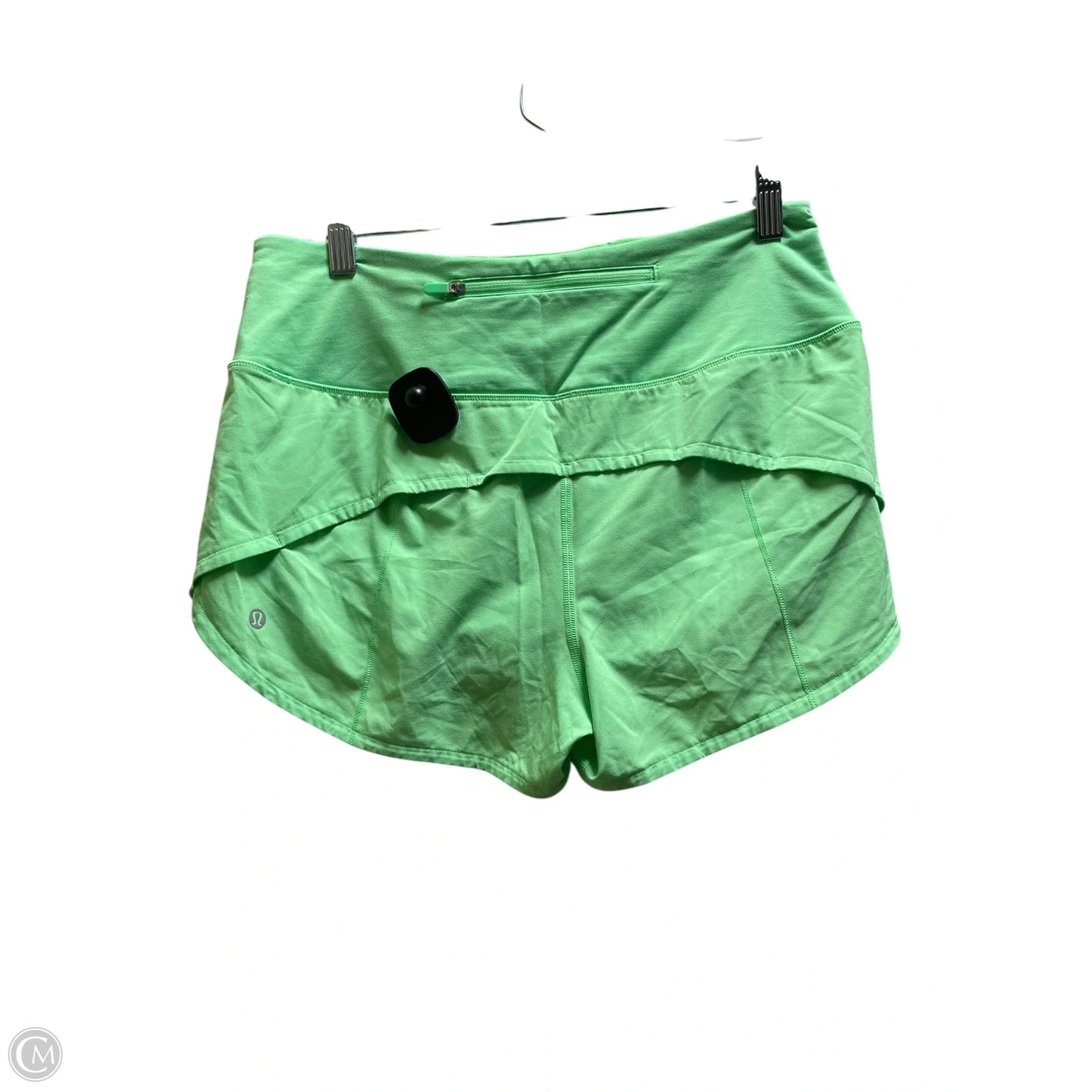 Athletic Shorts By Lululemon In Green, Size: 6