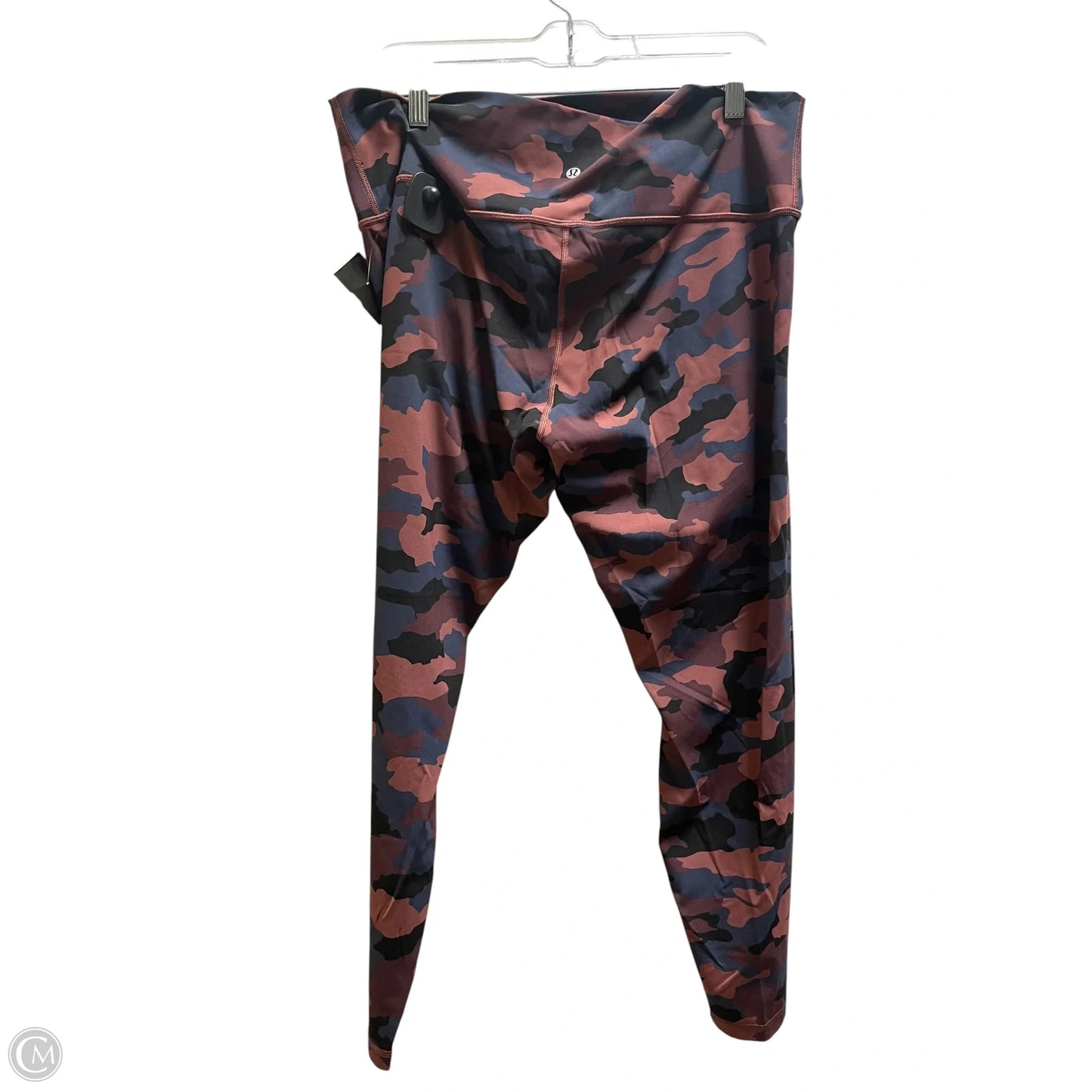 Athletic Leggings By Lululemon In Camouflage Print, Size: 18