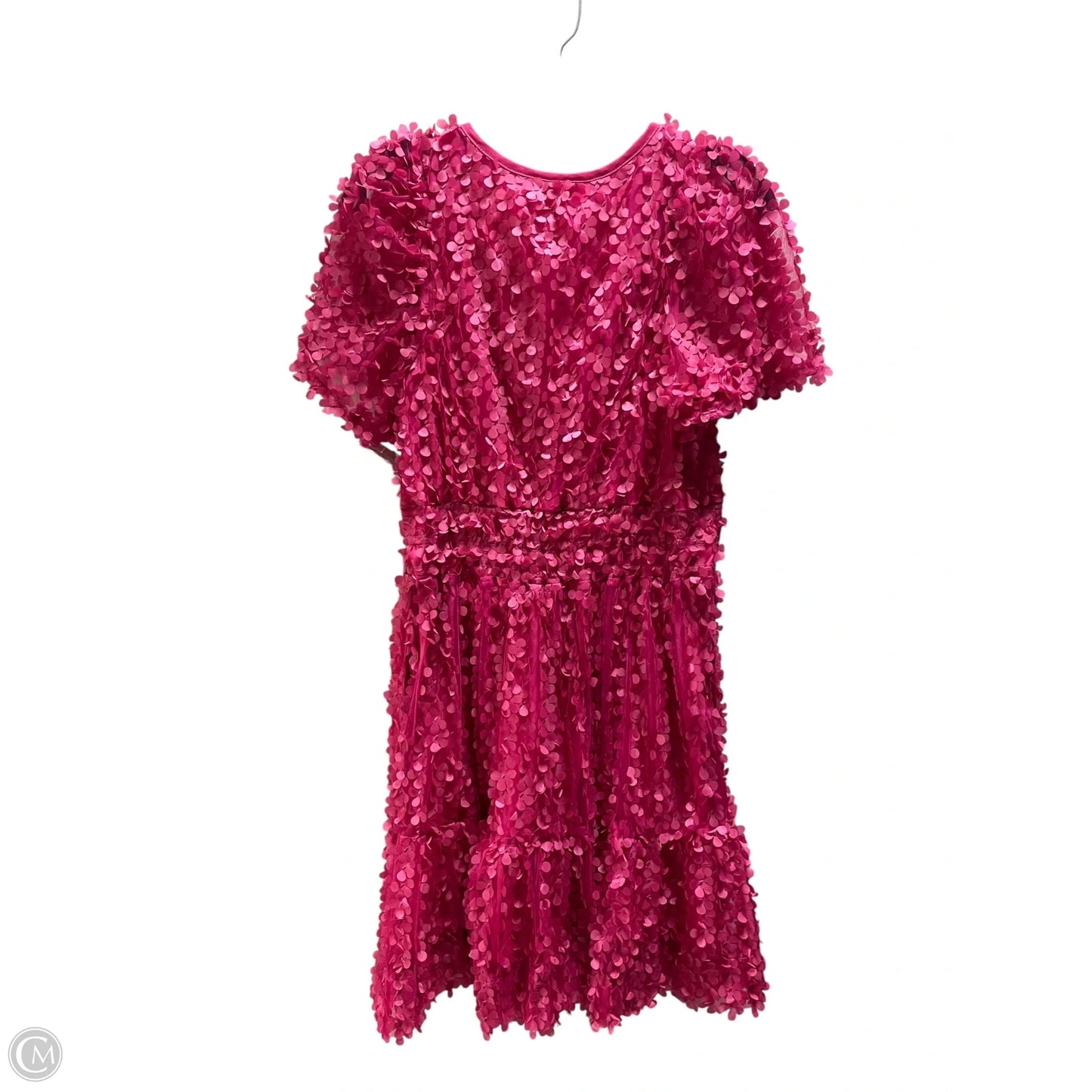 Dress Party Midi By Anthropologie In Pink, Size: M
