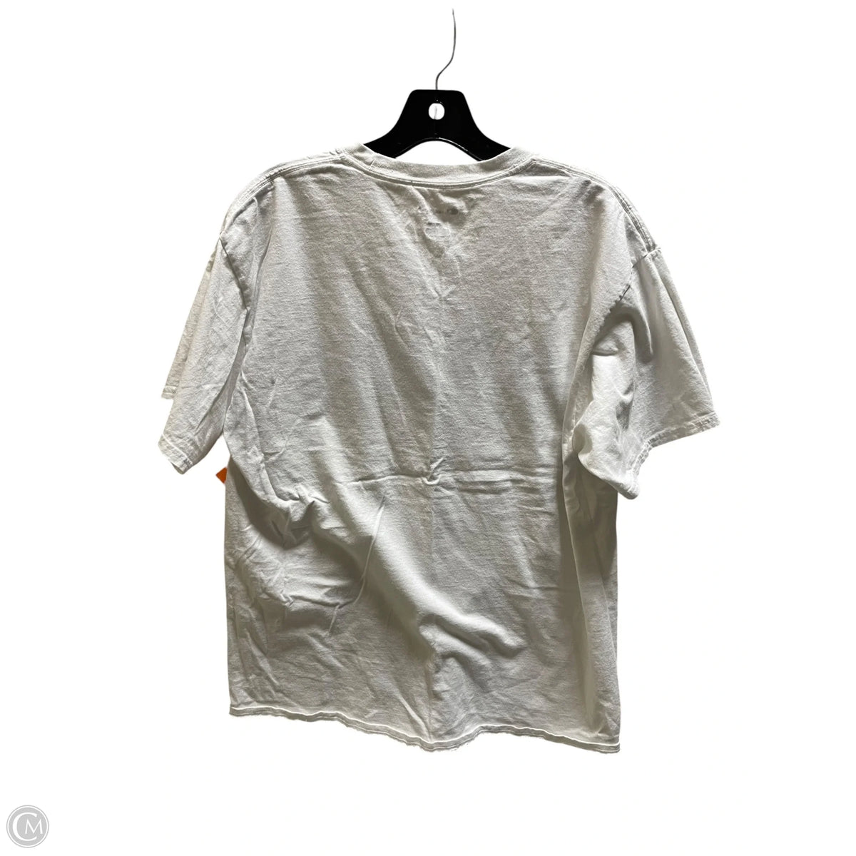 Top Short Sleeve By Champion In White, Size: L