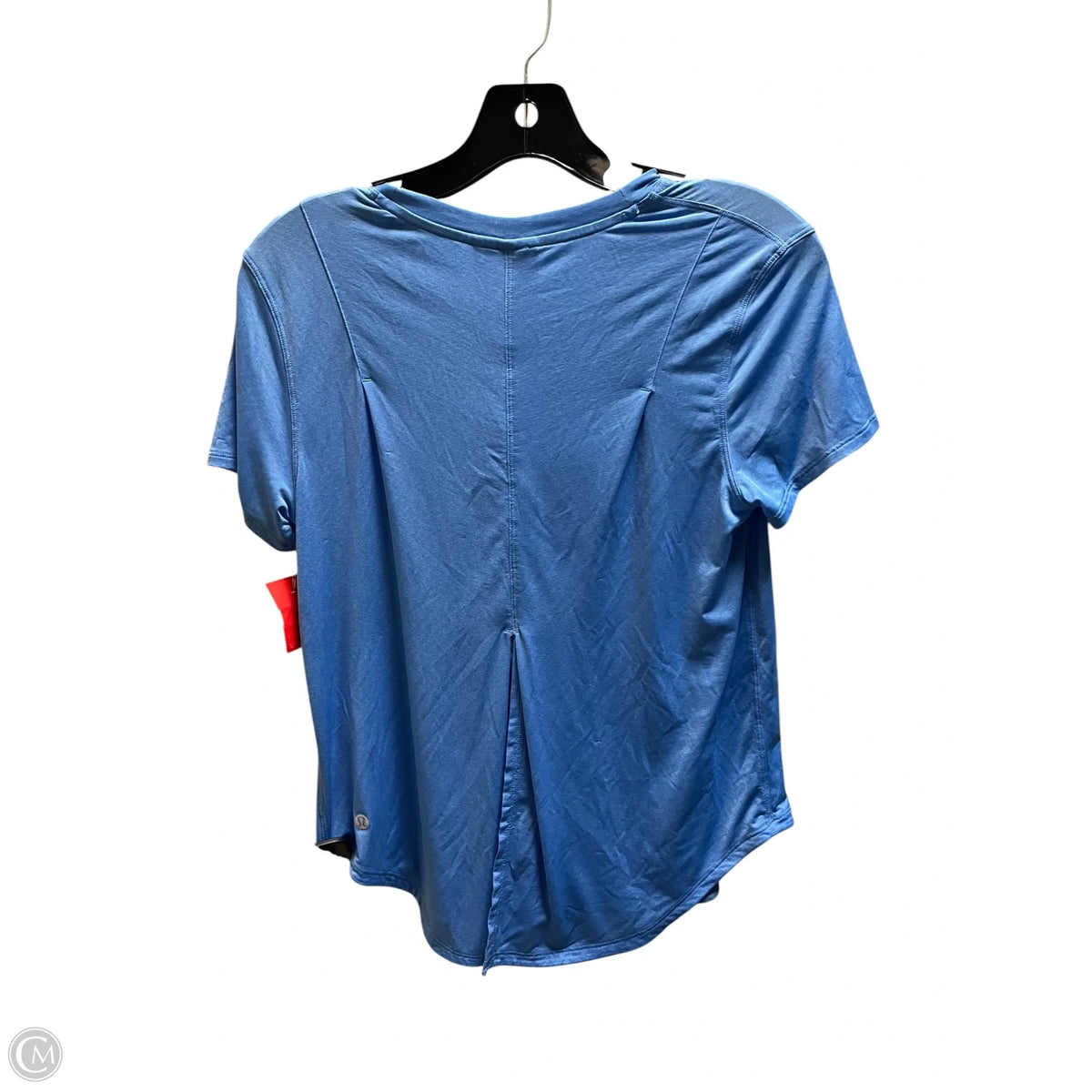 Athletic Top Short Sleeve By Lululemon In Blue, Size: Xs