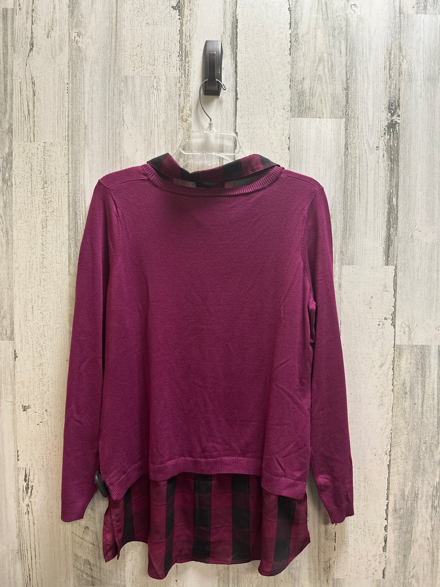 Top Long Sleeve By Adrianna Papell Size: L