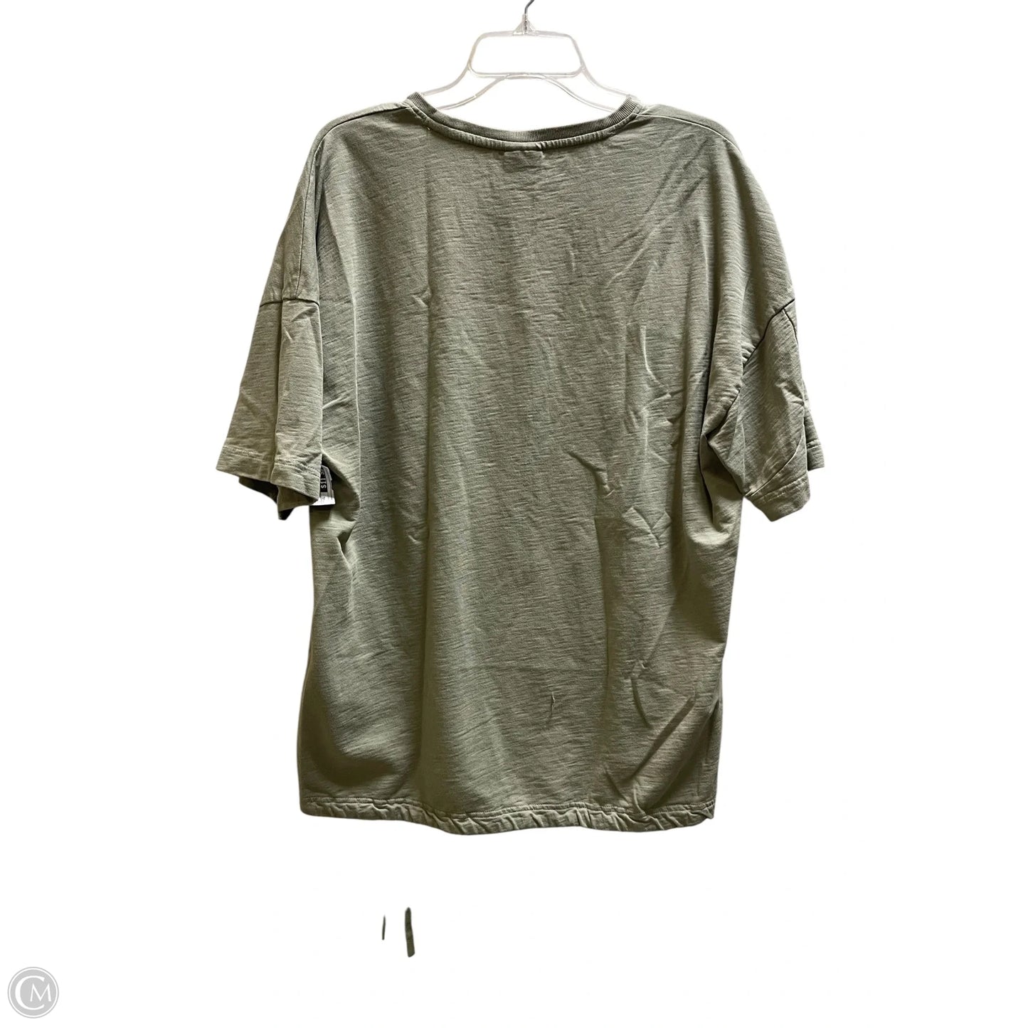 Athletic Top Short Sleeve By Gym Shark In Green, Size: Xxl