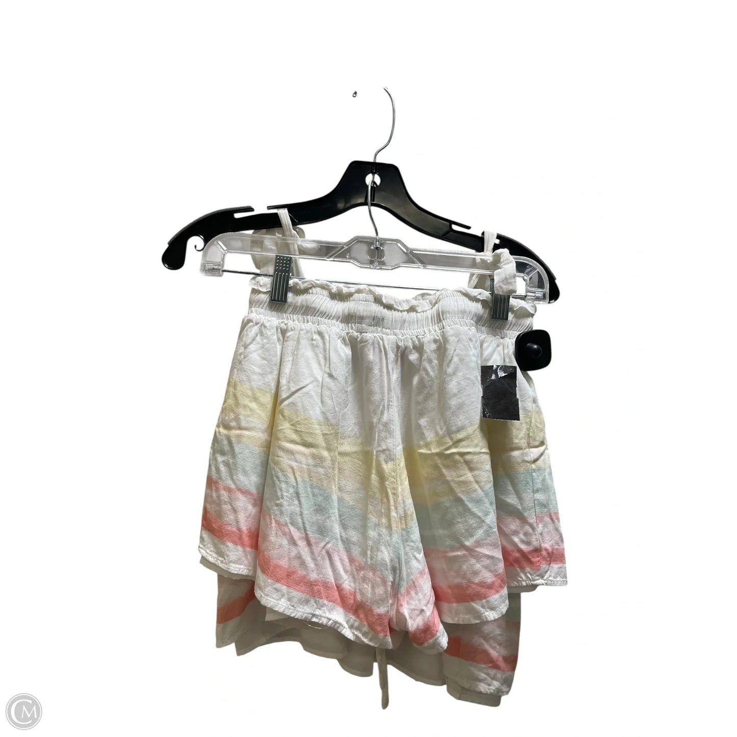 Shorts Set By Pink Lily In White, Size: Xs