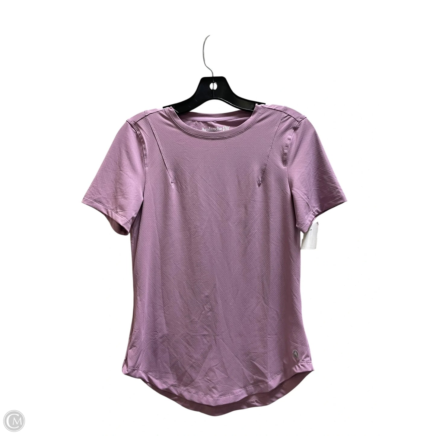 Athletic Top Short Sleeve By Avalanche In Purple, Size: S