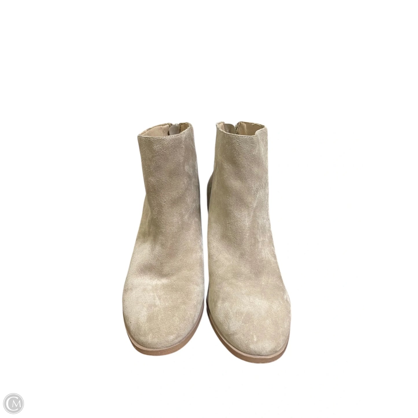 Boots Ankle Heels By Splendid In Tan, Size: 8.5