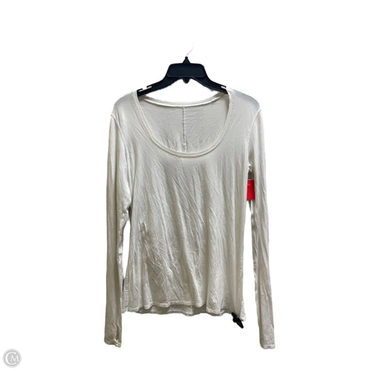 Top Long Sleeve By Lululemon In White