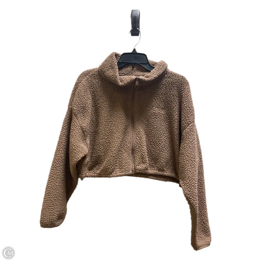 Jacket Fleece By Skims In Brown, Size: Xl