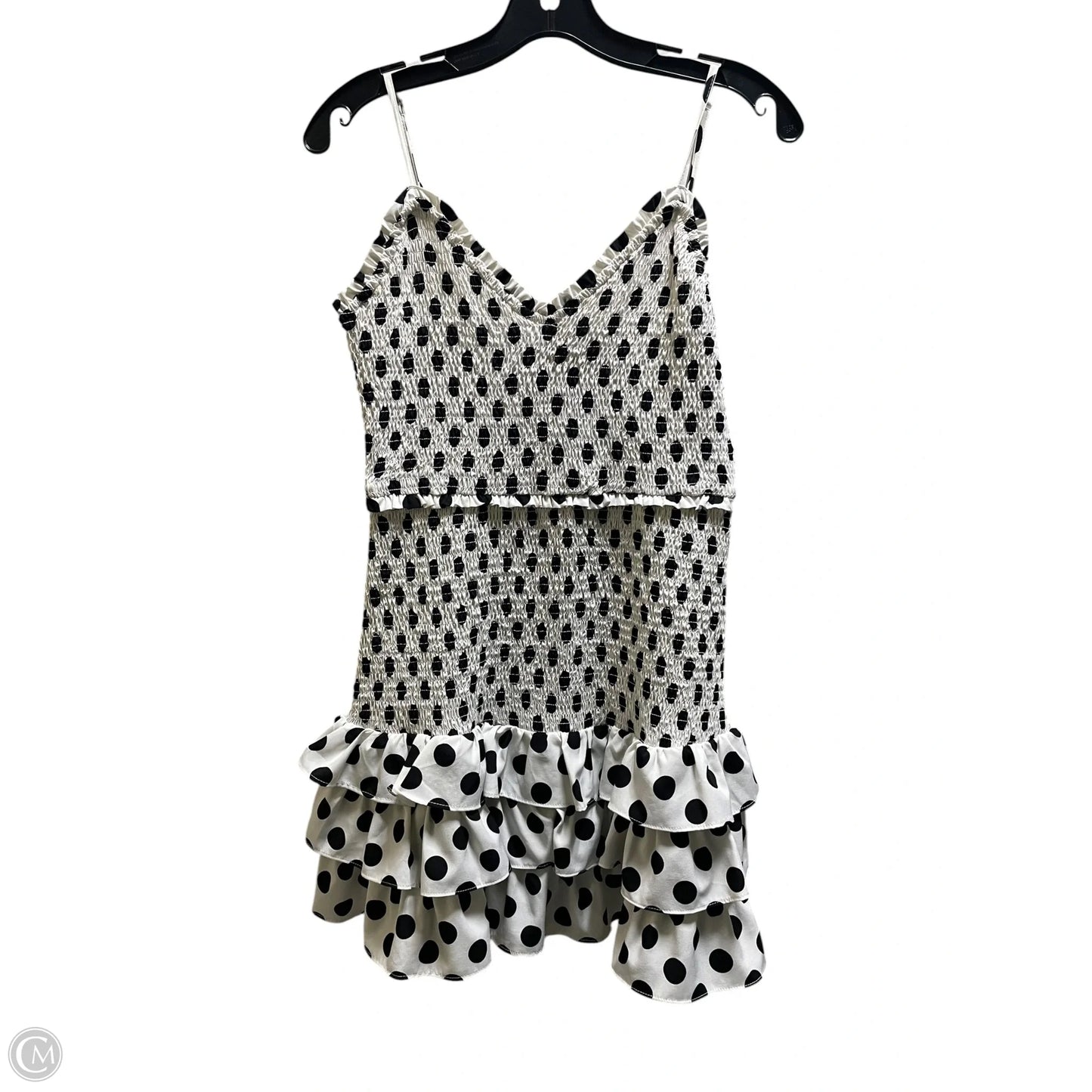 Dress Casual Short By Clothes Mentor In Polkadot Pattern, Size: M