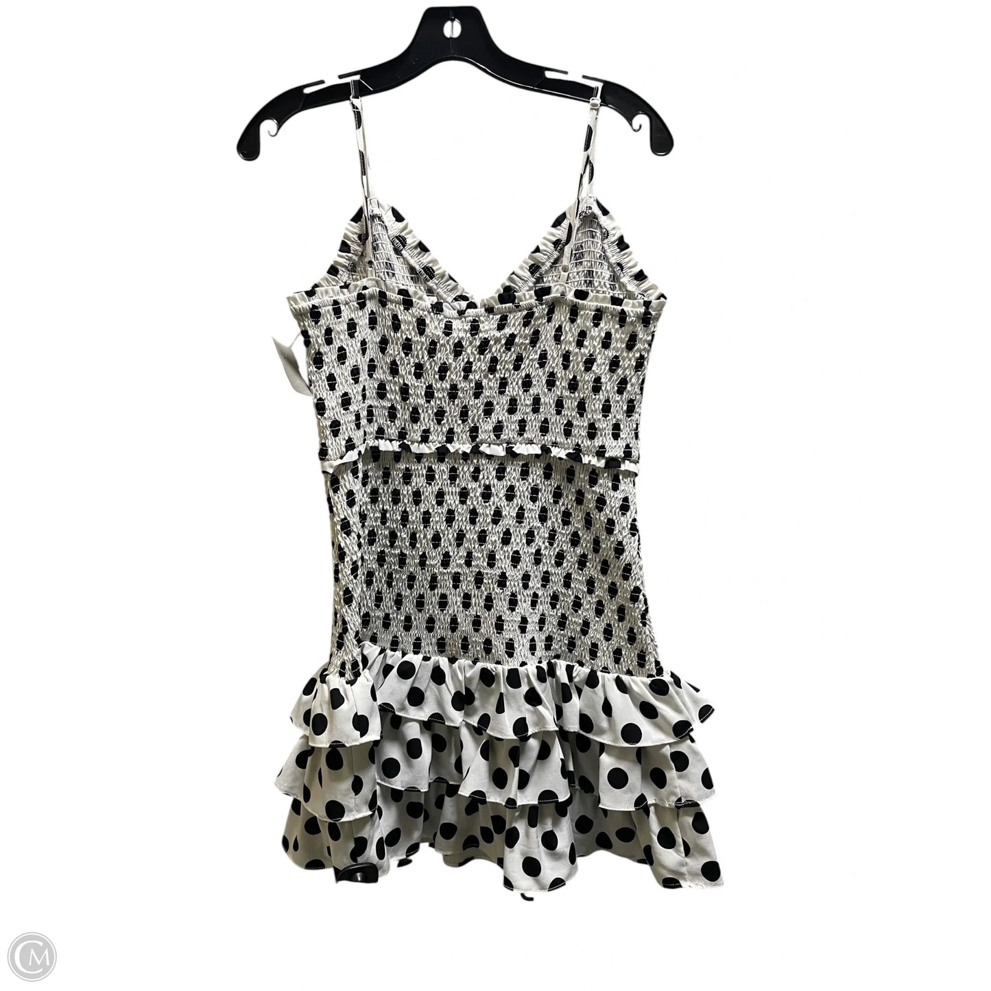 Dress Casual Short By Clothes Mentor In Polkadot Pattern, Size: M