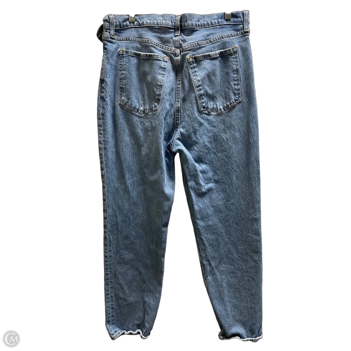 Jeans Straight By Abercrombie And Fitch In Blue Denim, Size: 16