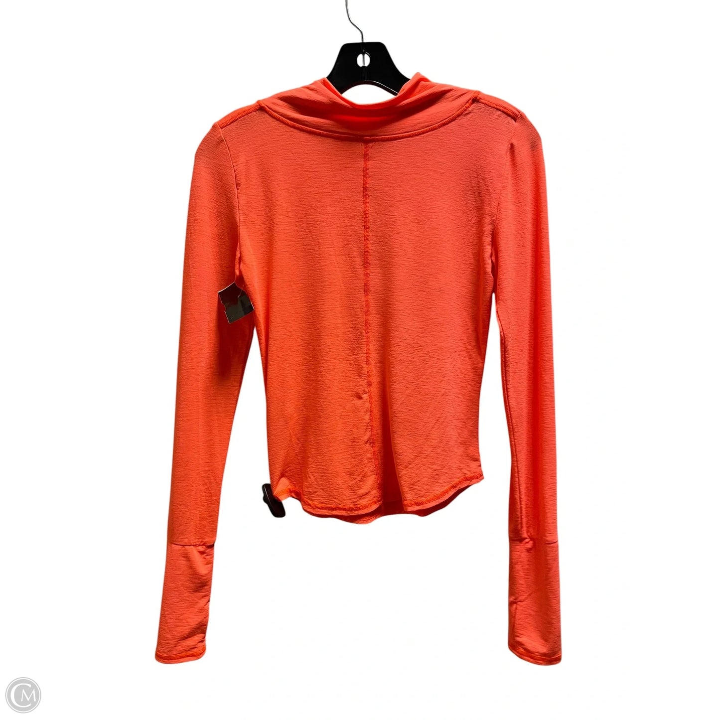 Athletic Top Long Sleeve Crewneck By Free People In Coral, Size: S