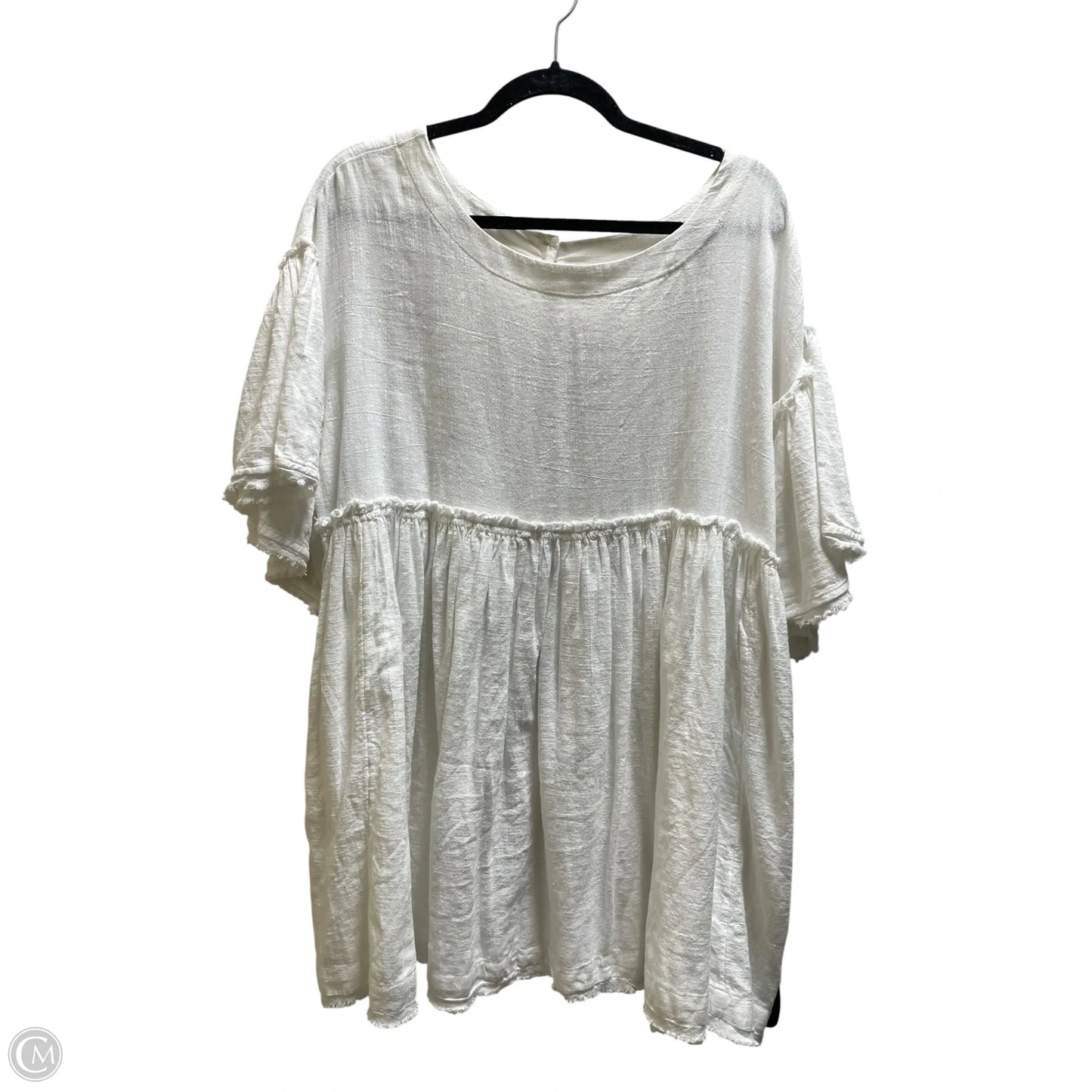 Top Short Sleeve By Free People In White, Size: M