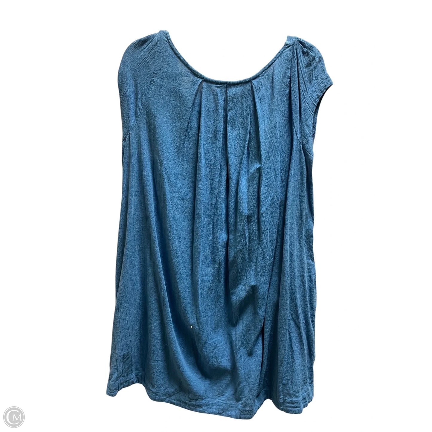Tunic Short Sleeve By Free People In Blue, Size: Xs