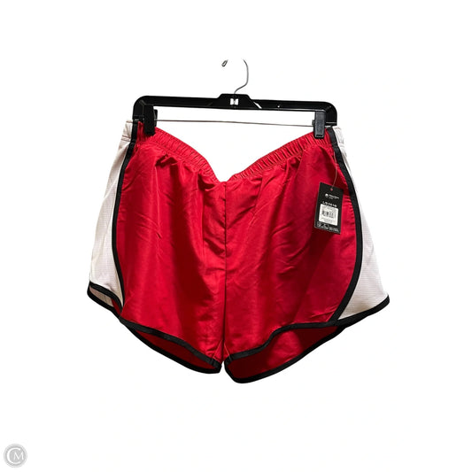 Athletic Shorts By Athletic Works In Red, Size: L