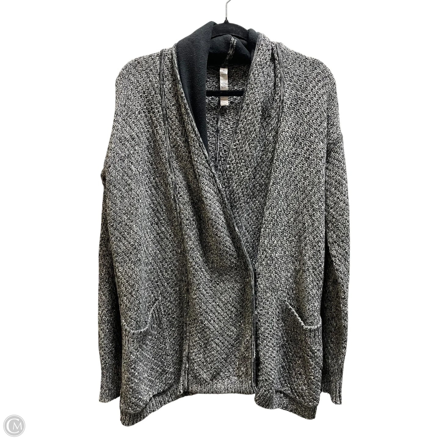 Sweater Cardigan By Lululemon In Black, Size: 10