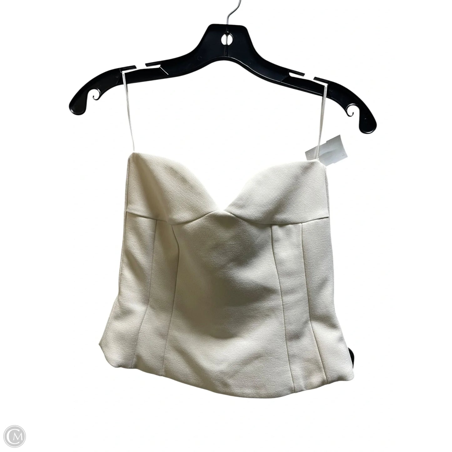 Top Sleeveless By Zara In Cream, Size: Xs