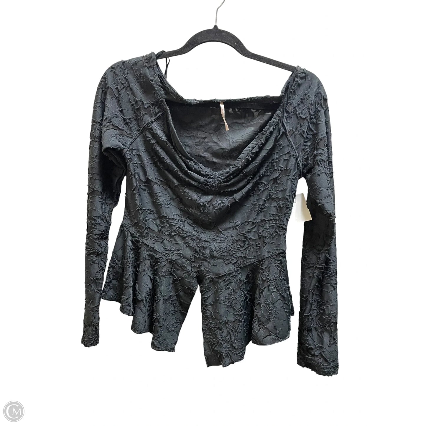 Top Long Sleeve By Free People In Navy, Size: S