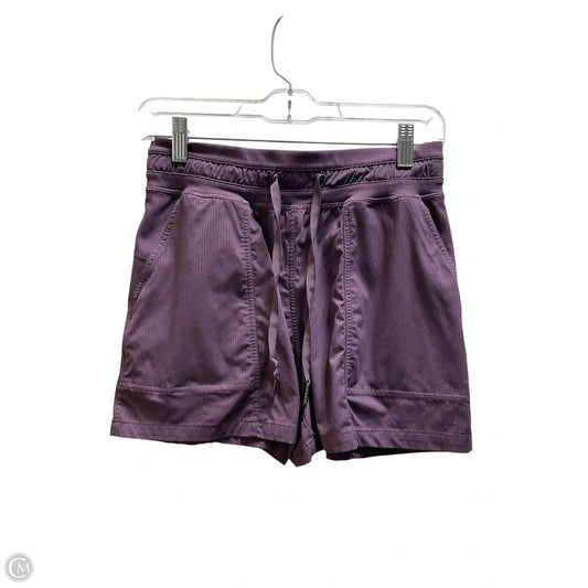 Athletic Shorts By Lululemon In Purple, Size: 4