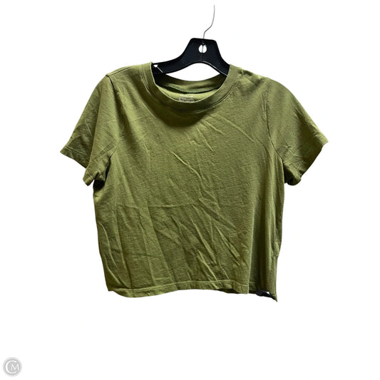 Top Short Sleeve Basic By Madewell In Green, Size: Xs