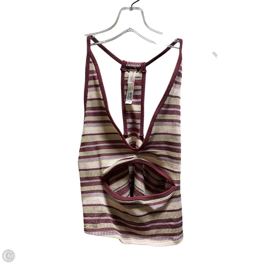 Tank Top By Free People In Striped Pattern, Size: M
