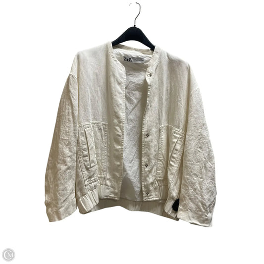 Jacket Other By Zara In Cream, Size: S