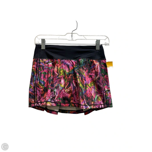 Athletic Skort By Lululemon In Multi-colored, Size: 2