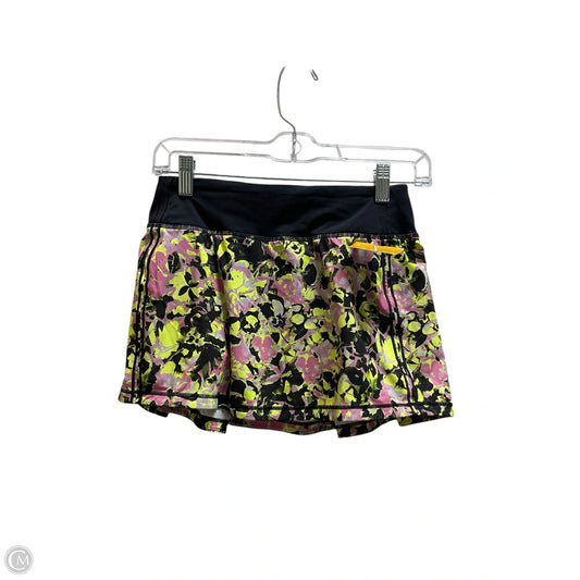 Athletic Skort By Lululemon In Multi-colored, Size: 2