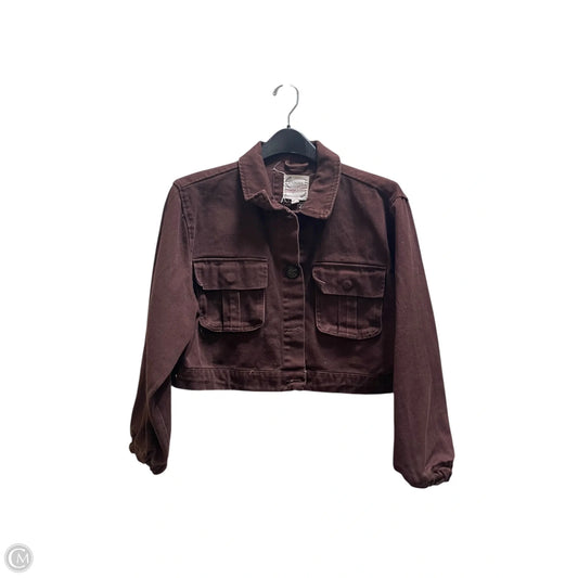 Jacket Denim By Stoosh In Brown, Size: L