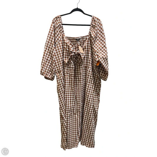 Dress Casual Short By Bloomchic In Brown, Size: 4x