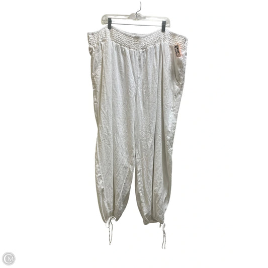 Pants Joggers By Old Navy In White, Size: 4x