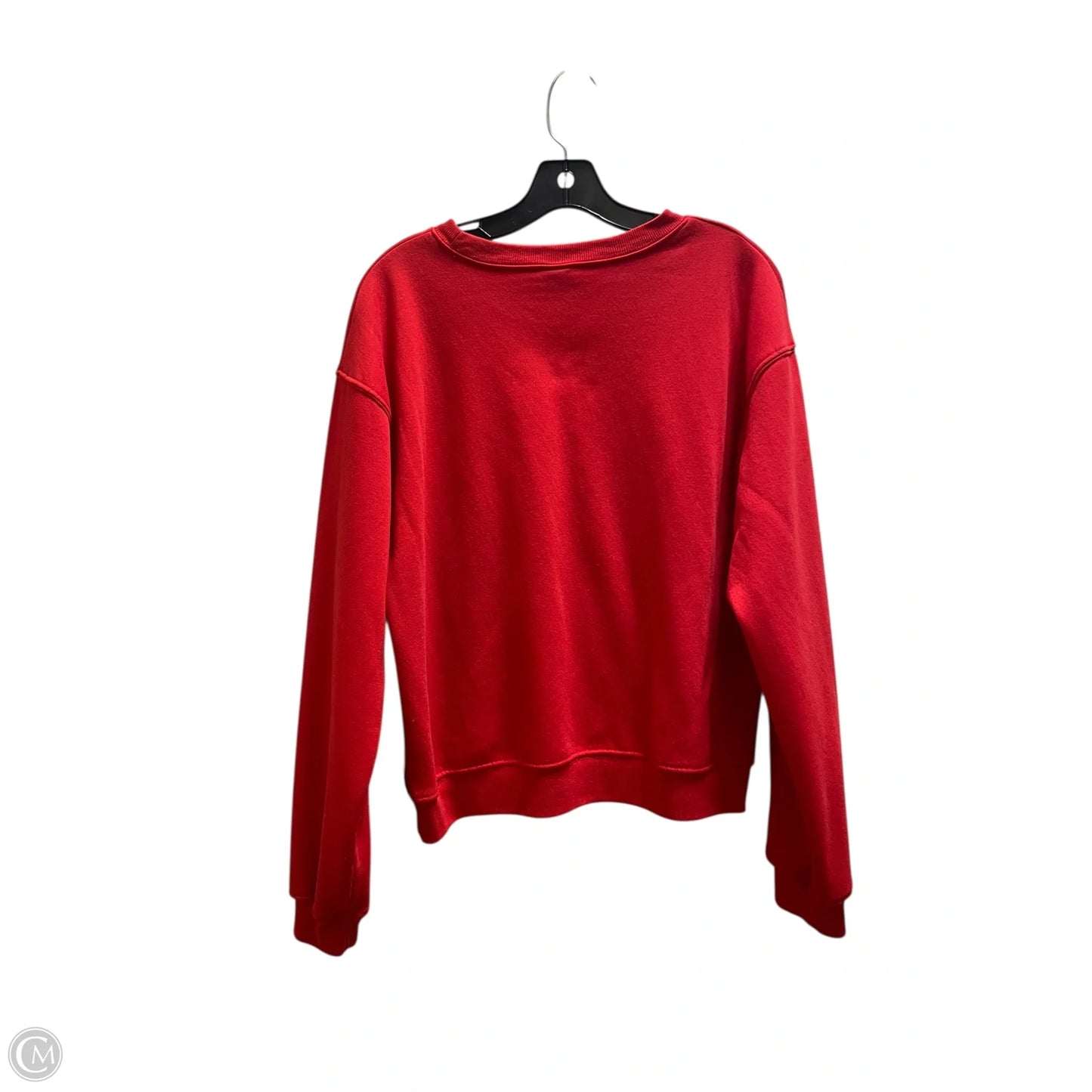 Sweatshirt Crewneck By Disney In Red, Size: M