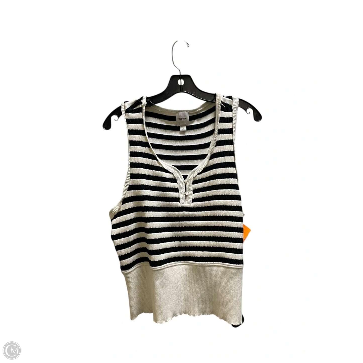 Top Sleeveless By Maeve In Black, Size: Xl