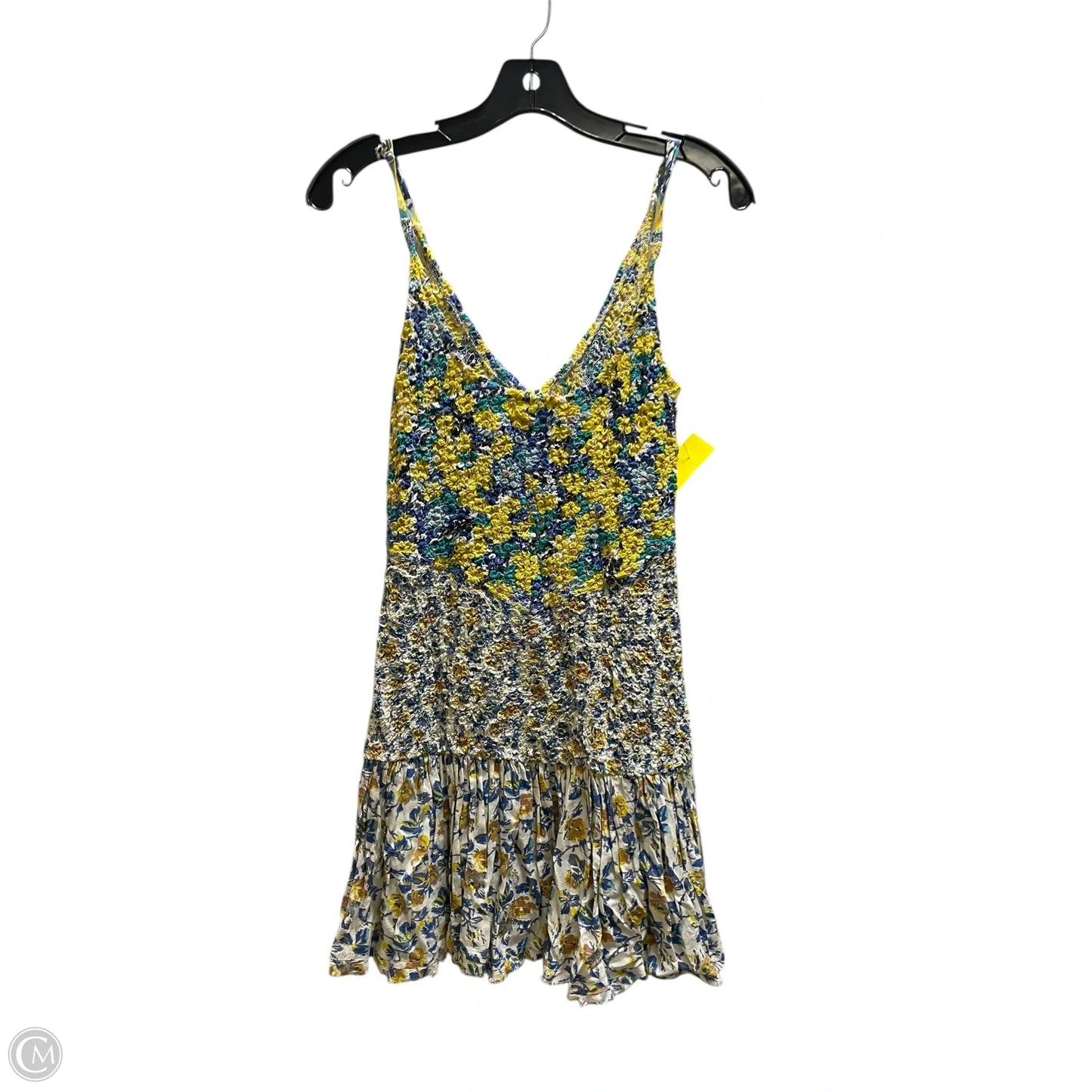 Dress Casual Short By Free People In Yellow, Size: Xs