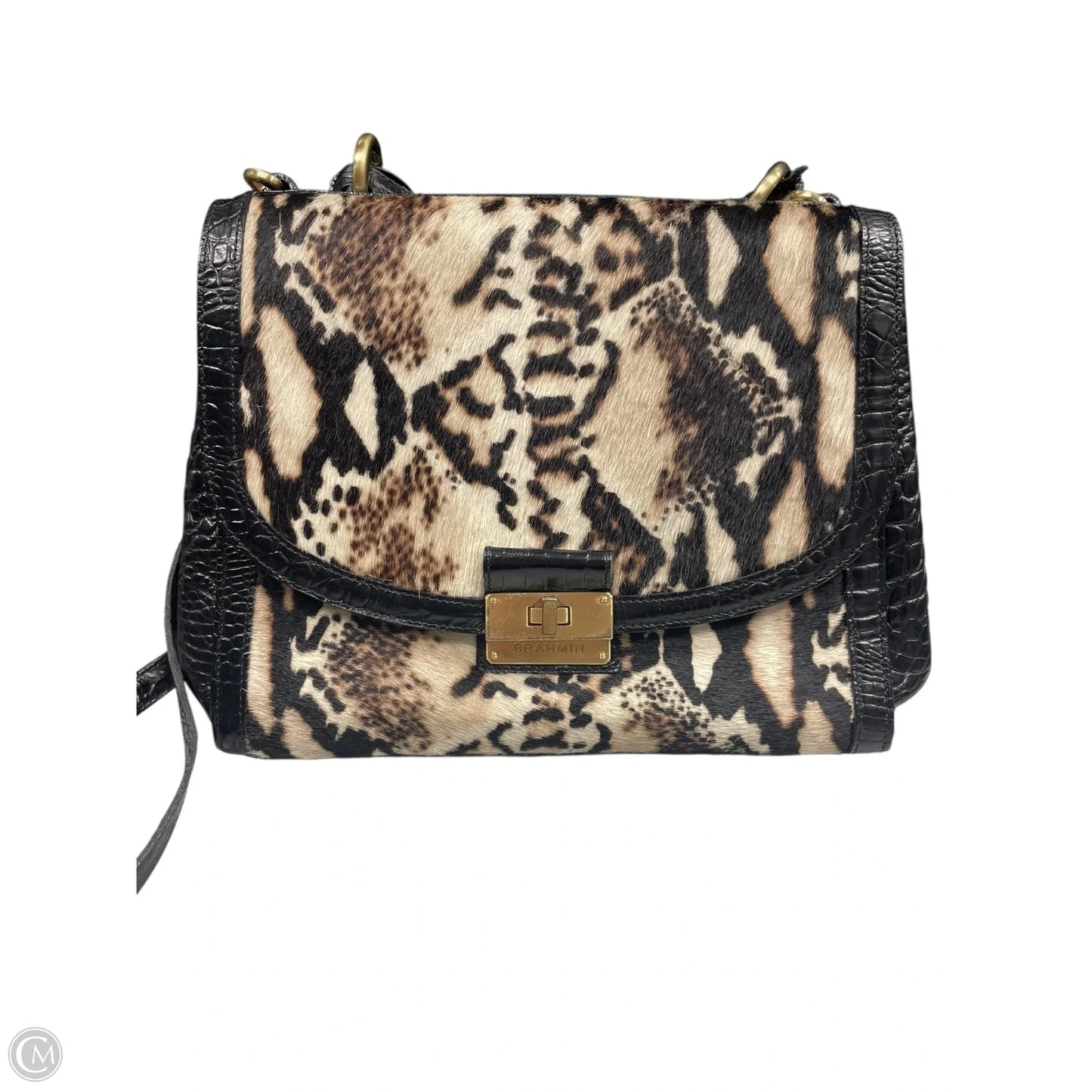 Handbag Designer By Brahmin, Size: Medium