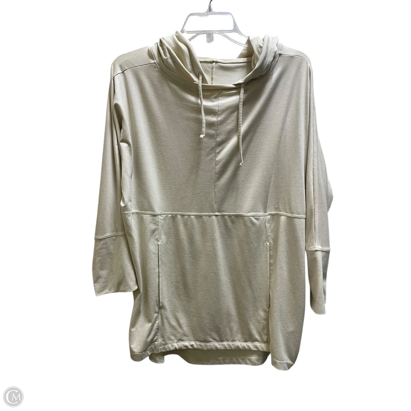 Sweatshirt Hoodie By Patagonia In Tan, Size: M