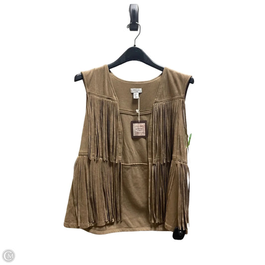 Vest Other By Clothes Mentor In Brown, Size: M