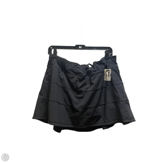 Athletic Skirt By Lululemon In Black, Size: 12