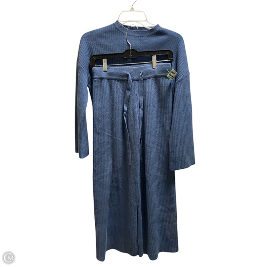 Pants Set 2pc By Zesica In Blue, Size: S