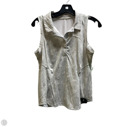 Athletic Tank Top By Lululemon In Green, Size: M