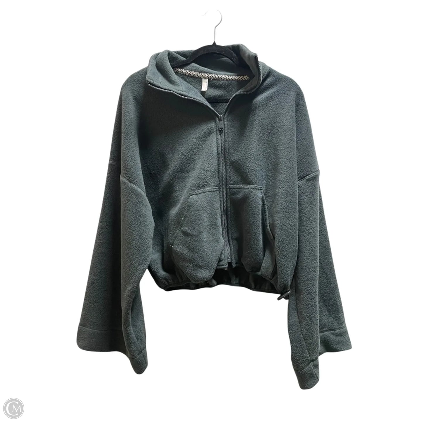 Jacket Fleece By Free People In Green, Size: S
