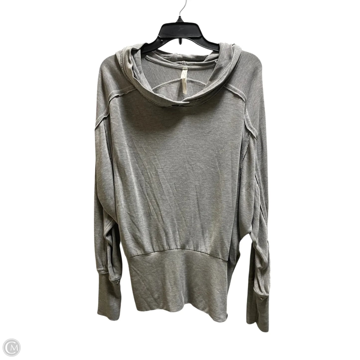 Top Long Sleeve By Free People In Grey, Size: M