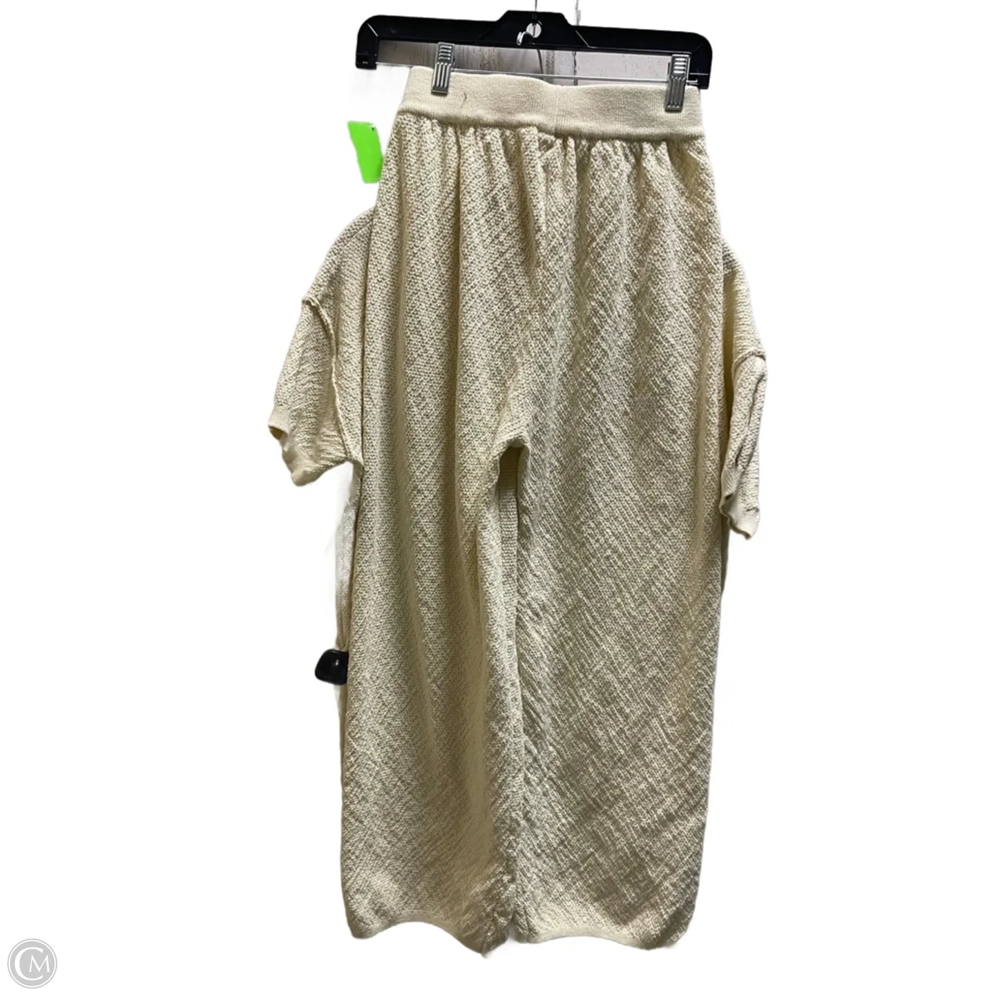 Pants Set 2pc By Ekouaer In Yellow, Size: S