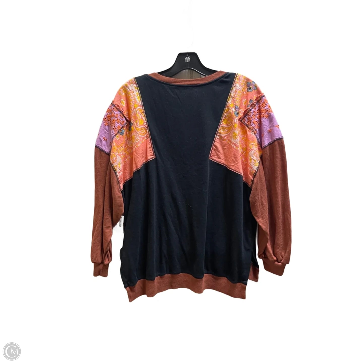 Top Long Sleeve By Free People In Black, Size: S