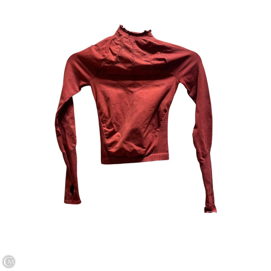 Top Long Sleeve By Free People In Red, Size: Xs